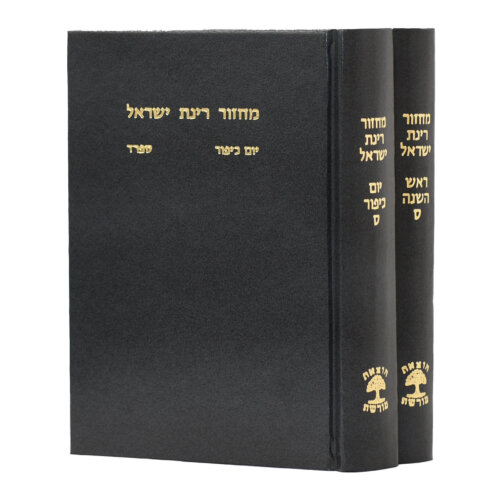 זוג מחזורים רינת ישראל גודל בינוני - נוסח אשכנז