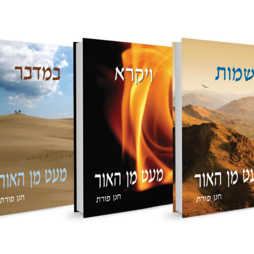 סט מעט מן האור על התורה ה' כרכים - הרב חנן פורת
